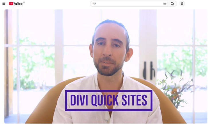 Play the official Divi AI & Quick Sites video